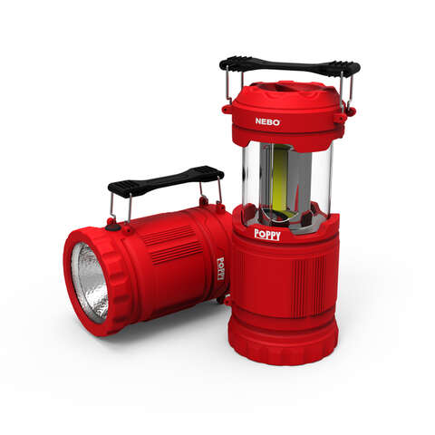 nebo 300 lumen flashlight Nebo Poppy LED Lantern Red