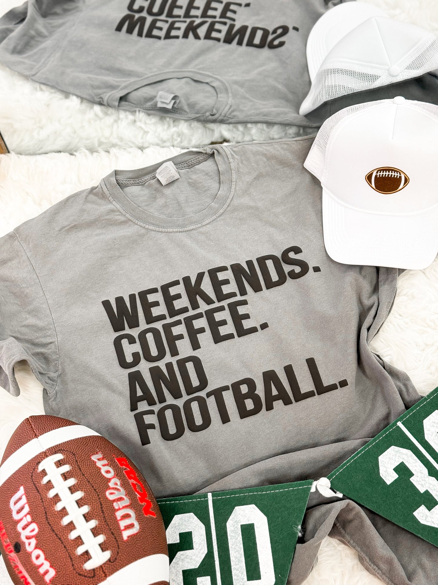 Weekend Coffee & Football Tee - The Tool Store
