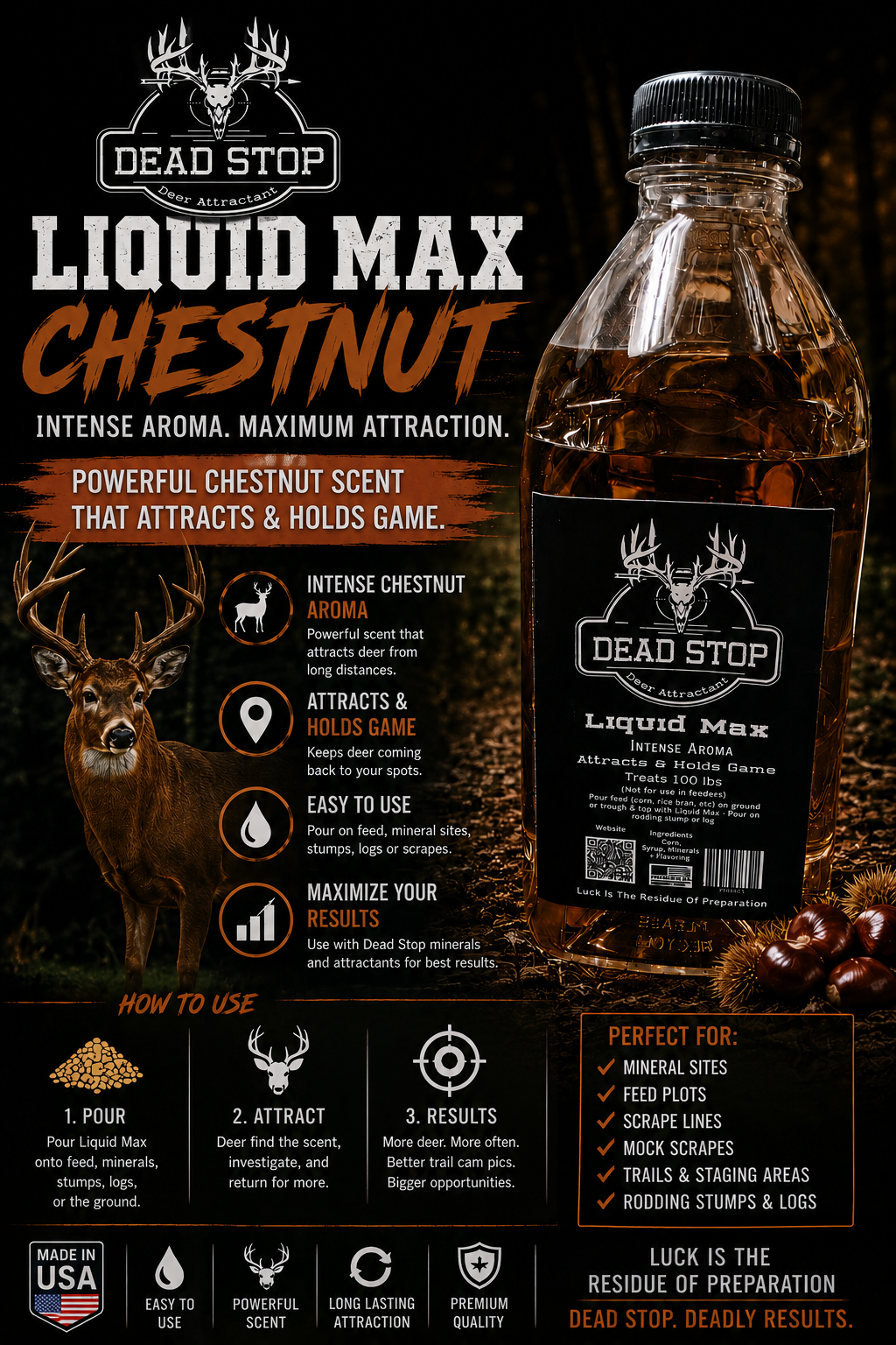 Dead Stop Liquid Max Chestnut