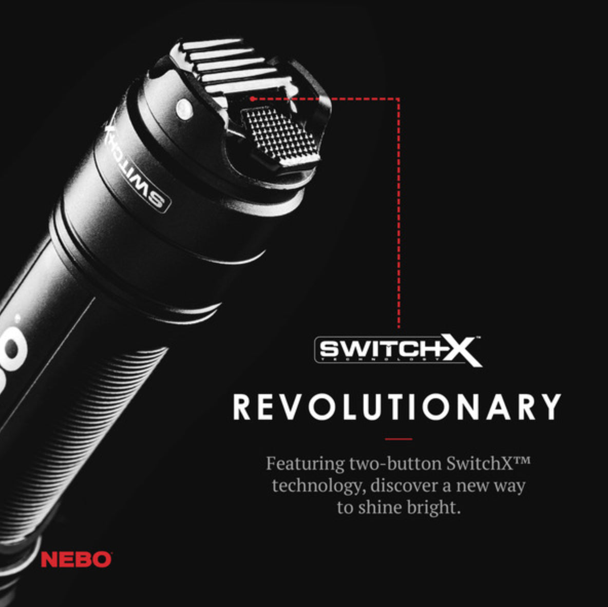 Nebo Redline X Rechargeable Led Flashlight with 1,800 Lumen Turbo Mode - The Tool Store