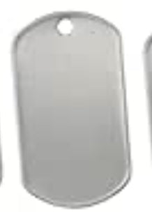 2nd Men’s Apparel Aluminum Dog Tag Necklace - The Tool Store
