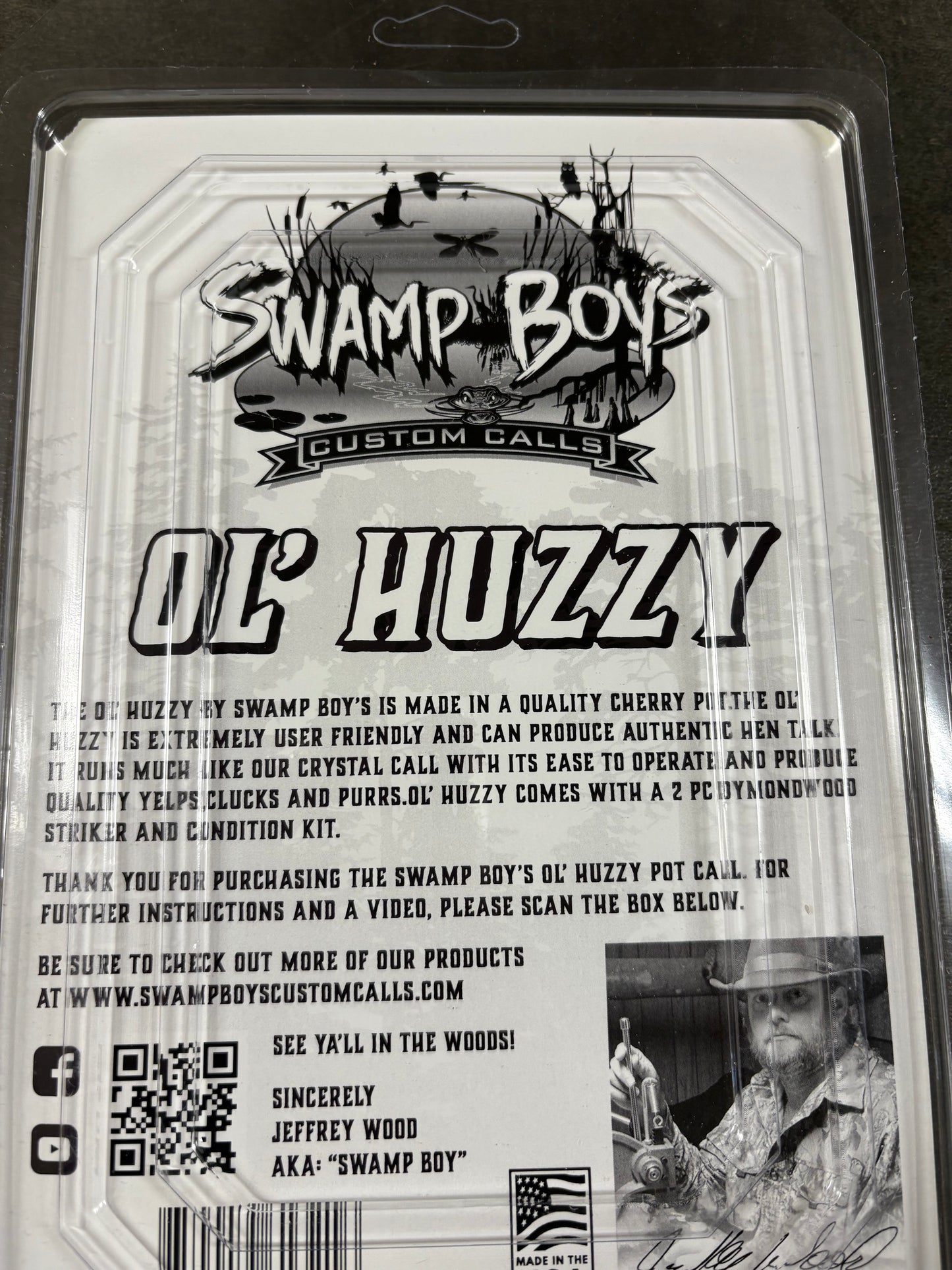 Swamp Boys Custom Calls- Ol' Huzzy - The Tool Store