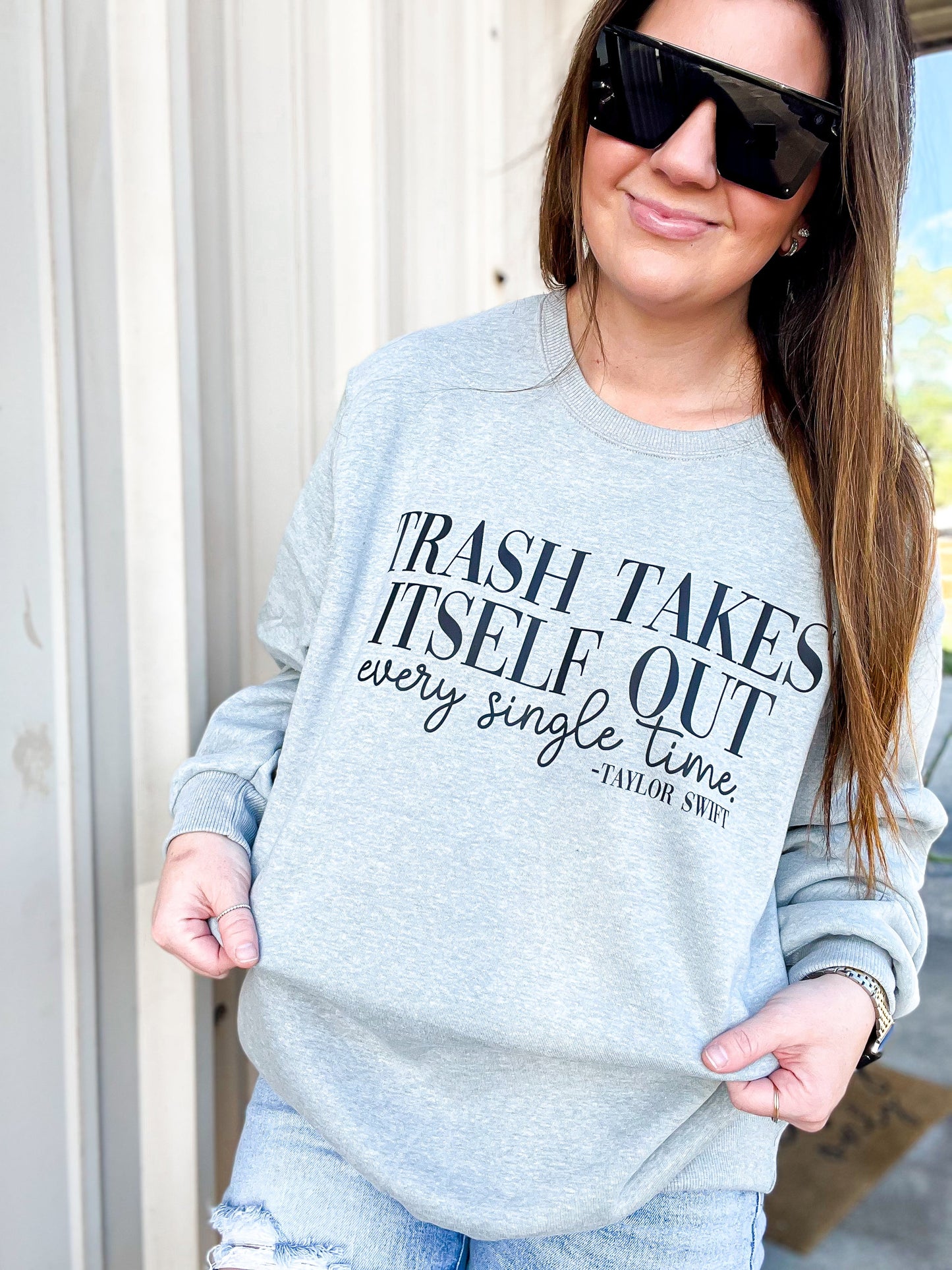 Trash Takes Itself Out Sweatshirts - The Tool Store