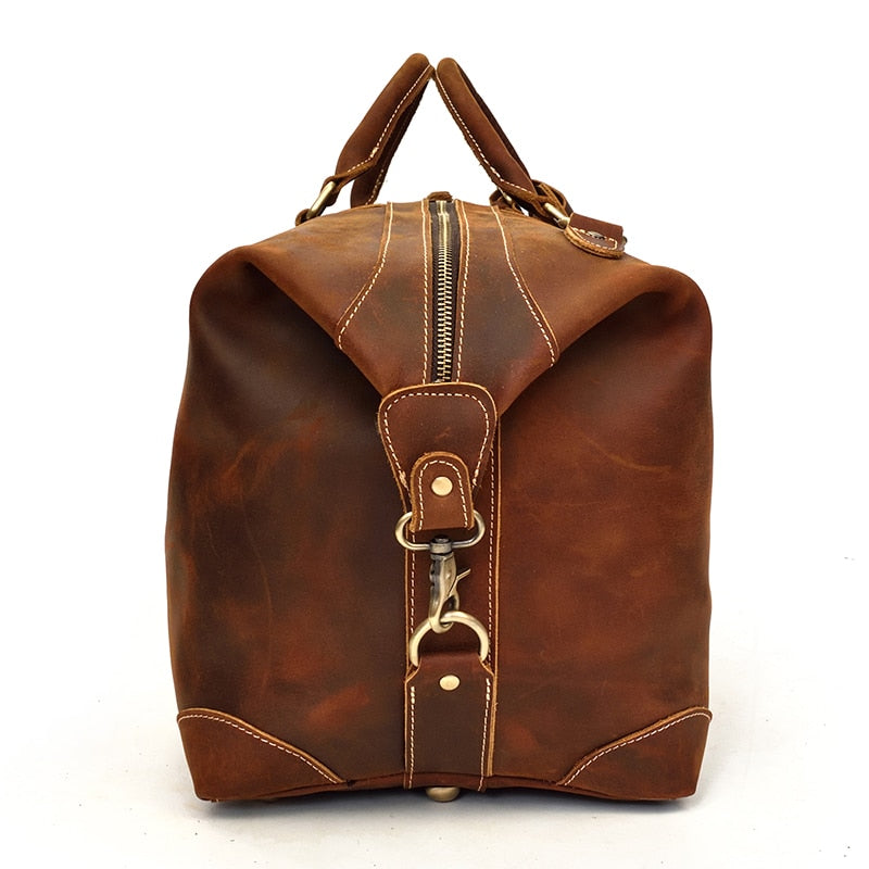 The Eira Duffle Bag | Vintage Leather Weekender - The Tool Store