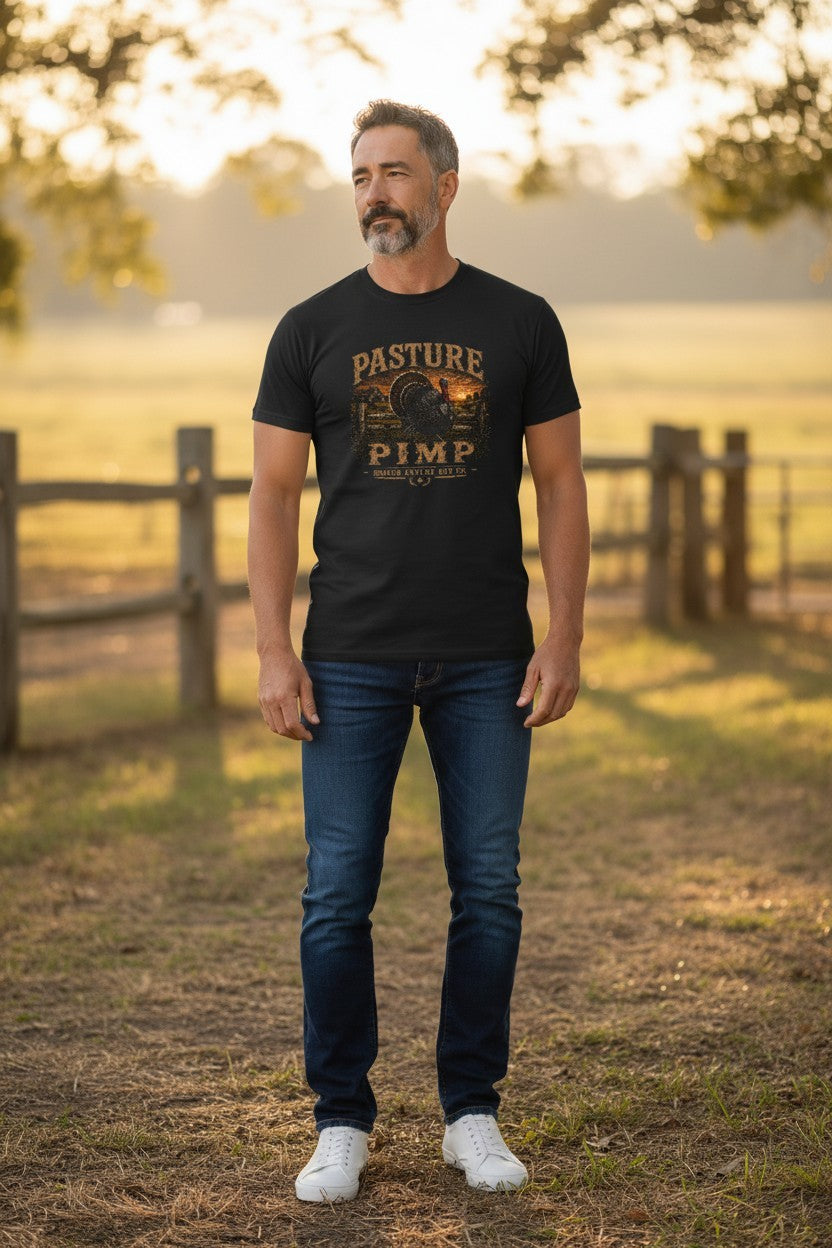 Broken Antler Hat Co.- Pasture Pimp Shirt Front - The Tool Store