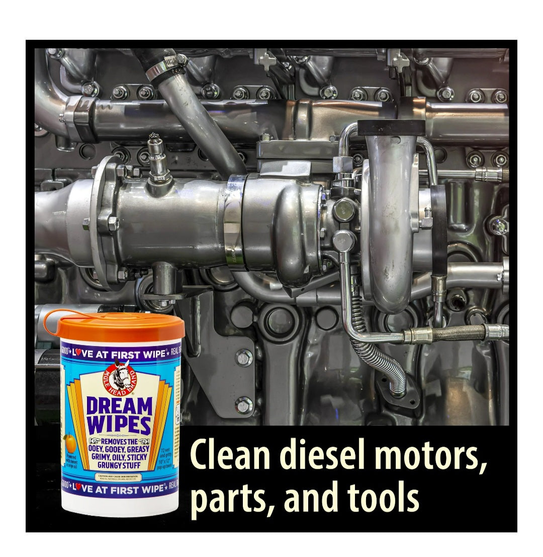 Mule Head Brand Dream Wipes Heavy Duty Citrus Based Cleaning Wipe, 72 Count - The Tool Store