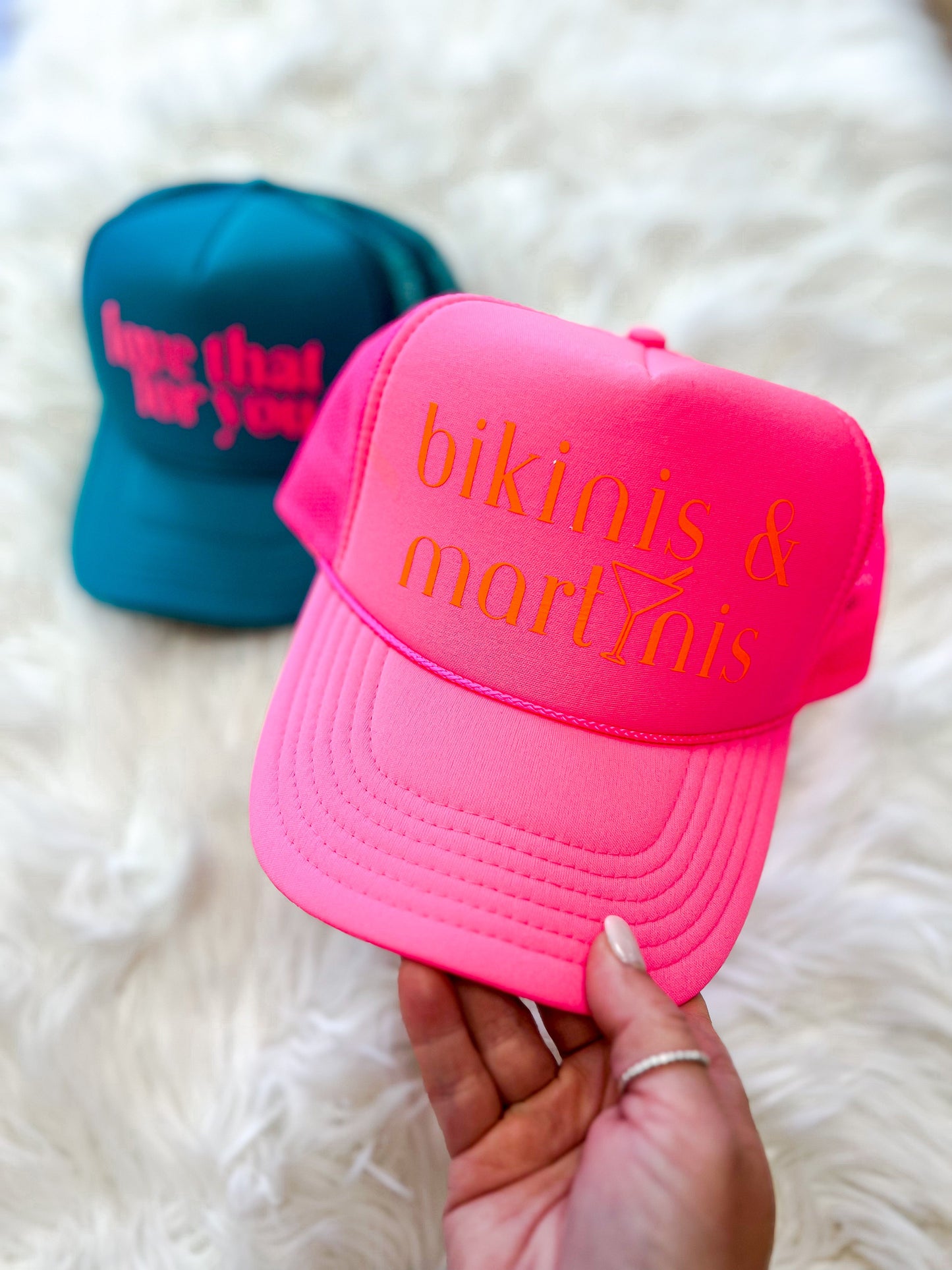 Bikini's & Martini's Trucker Hat - The Tool Store
