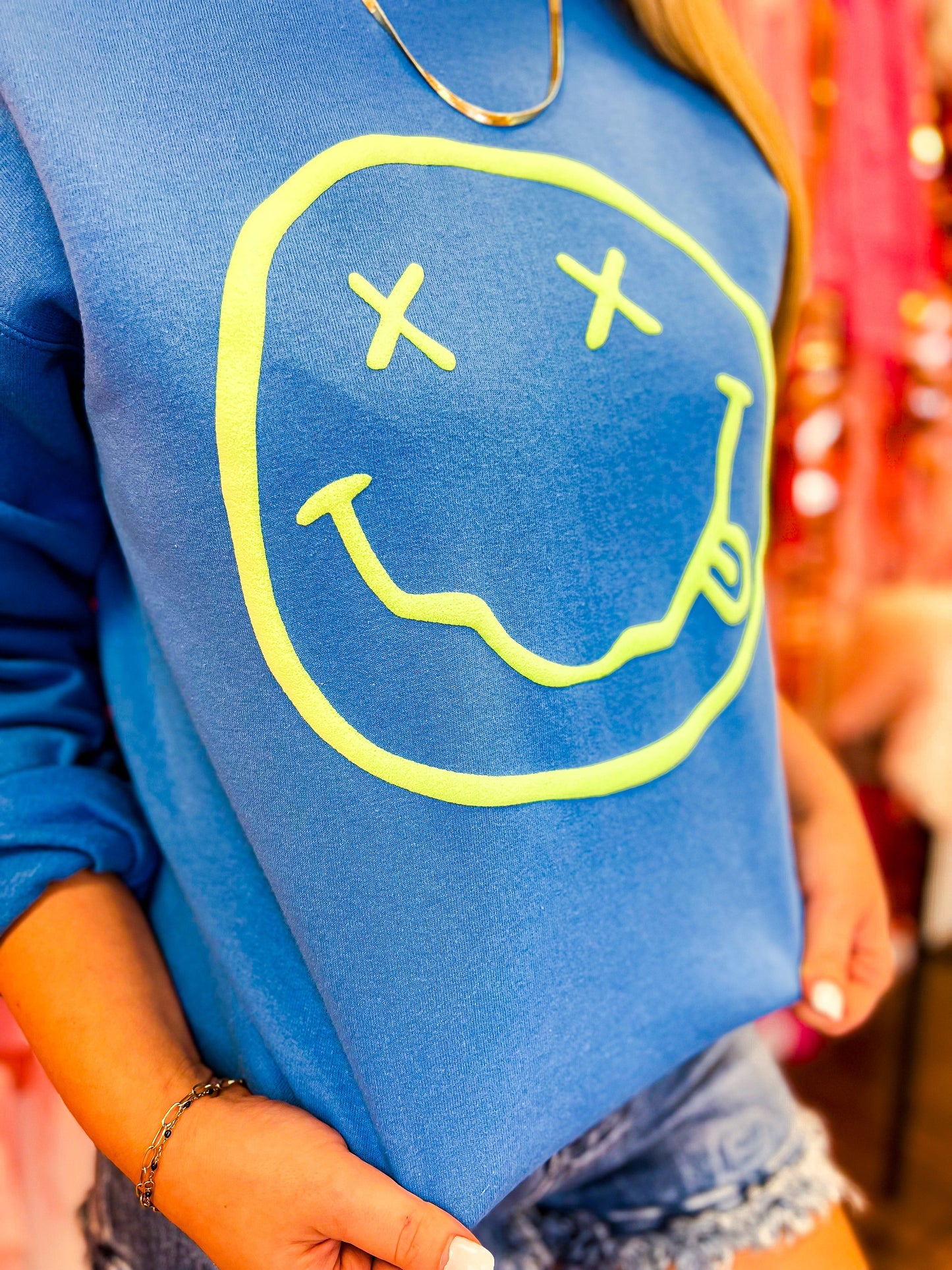Rocker Smiley Sweatshirt - The Tool Store