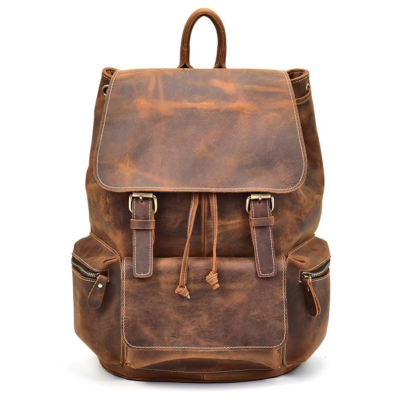 backpack vintage leather The Hagen Backpack | Vintage Leather Backpack | Brown