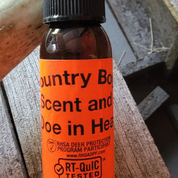 Country Boys Scent and Lures-Doe In Heat 1oz - The Tool Store