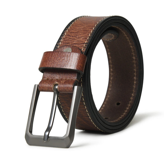 Kairo Brown Leather Belt - The Tool Store