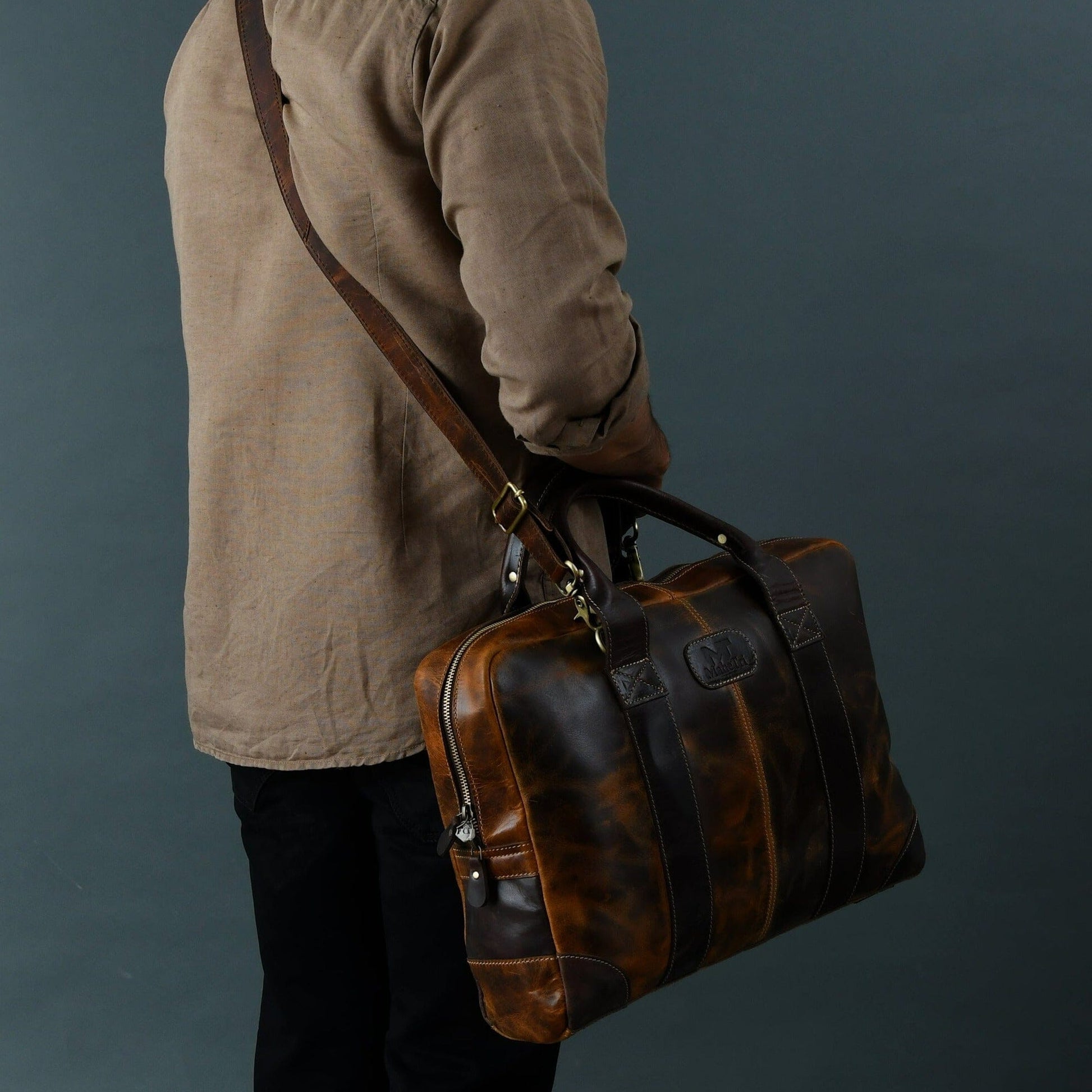Brown Jefferson Briefcase - The Tool Store