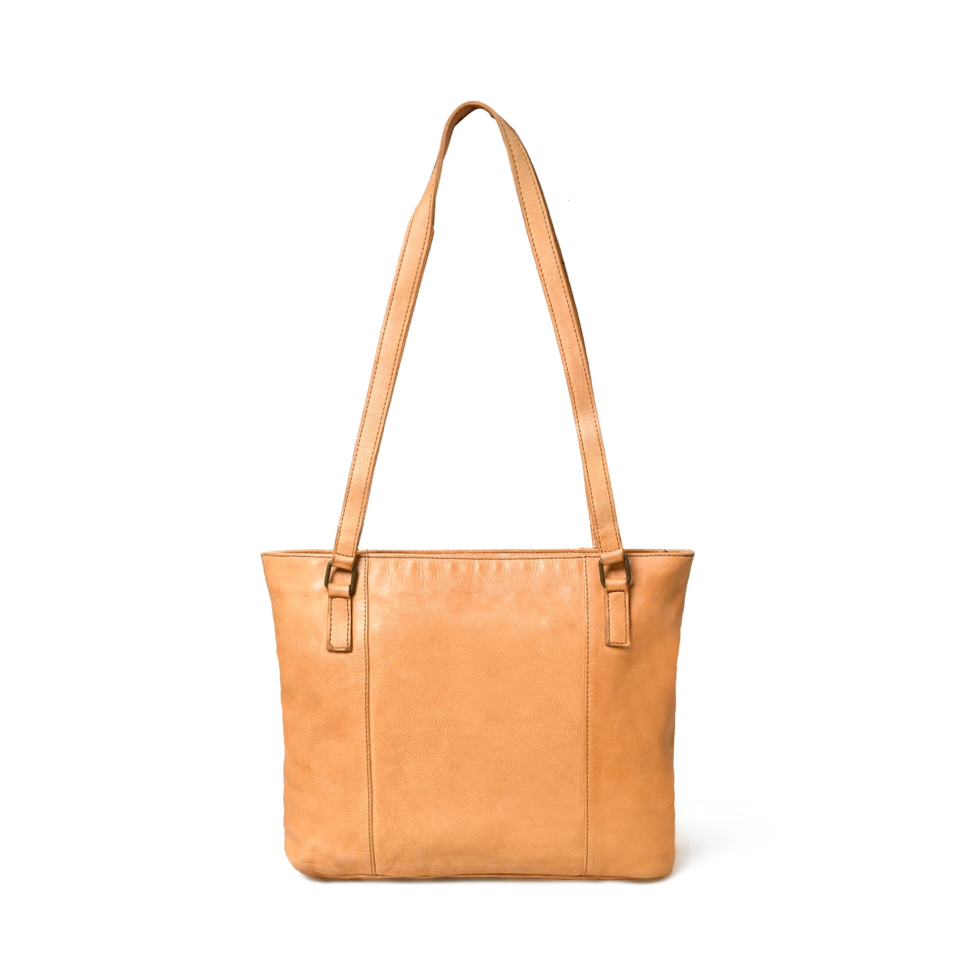 Everyday Elegance Shoulder Tote, Tan - The Tool Store