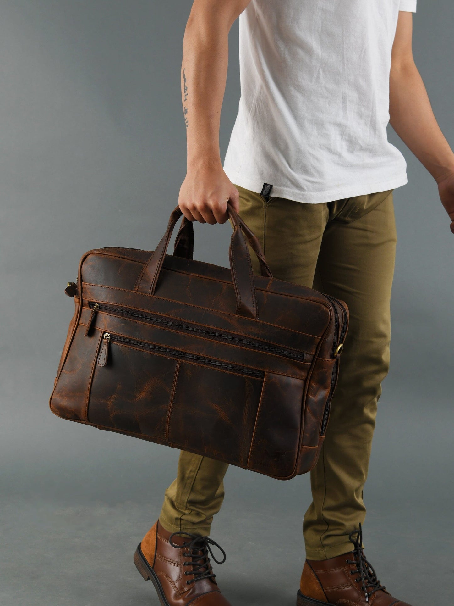 The Brooklyn - Leather Briefcase - The Tool Store