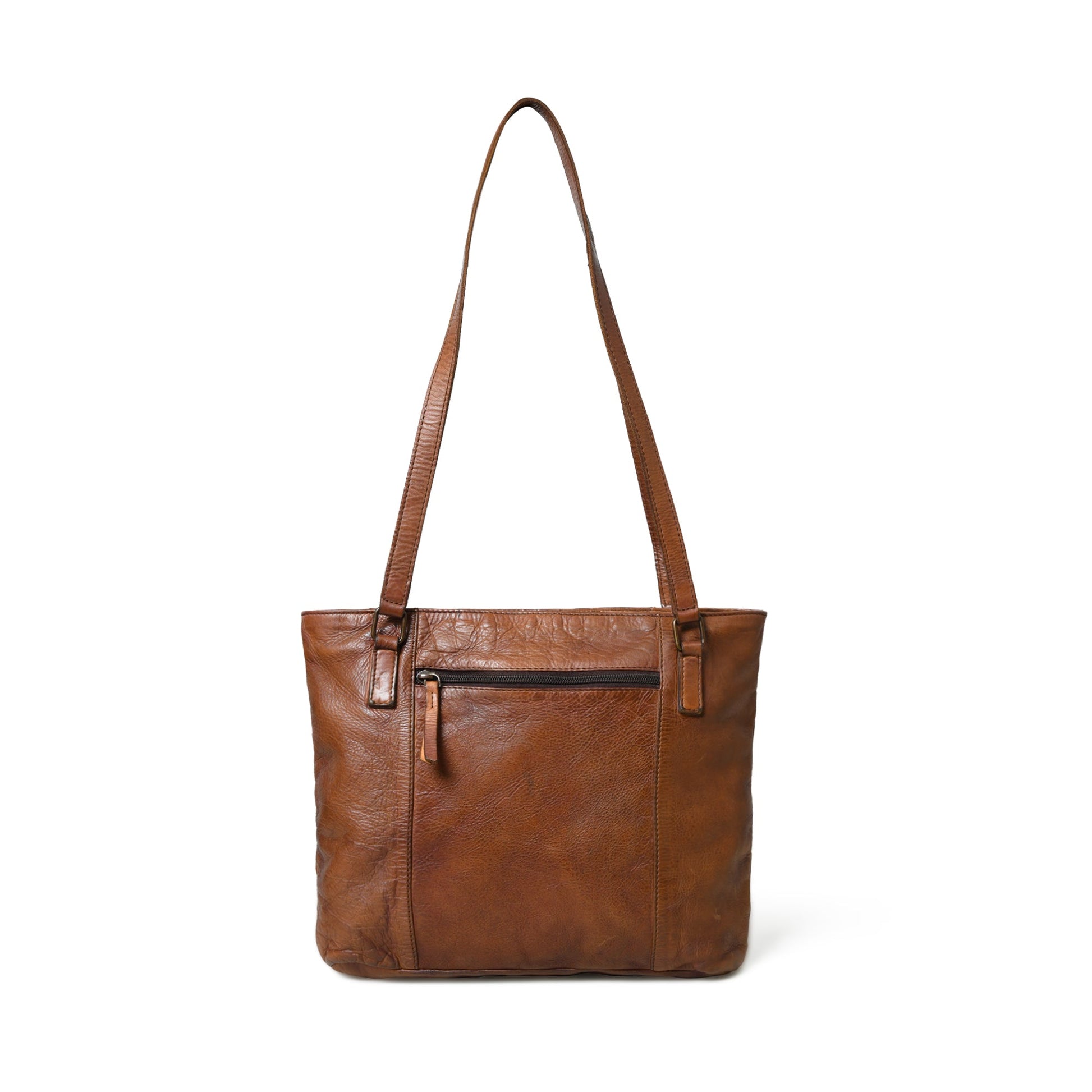 Everyday Elegance Shoulder Tote, Brown - The Tool Store