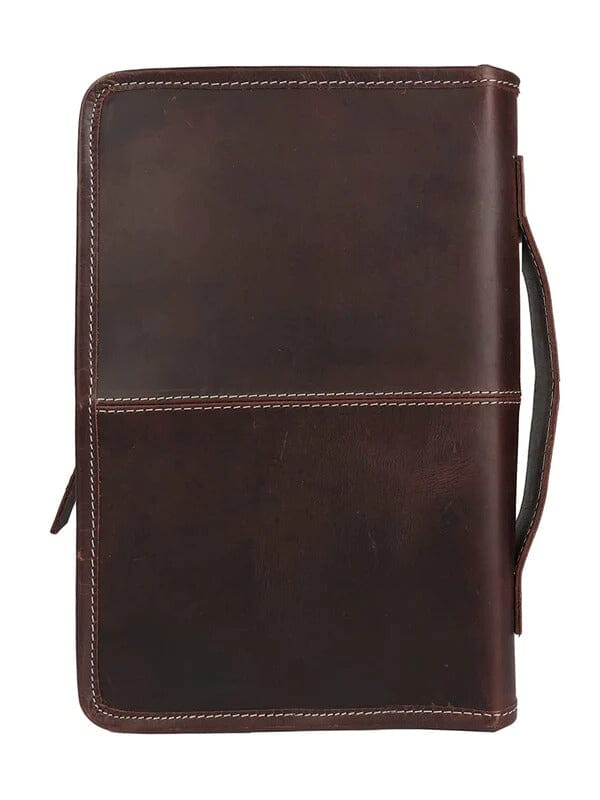 Classic Bible Leather Cover - Choco - The Tool Store