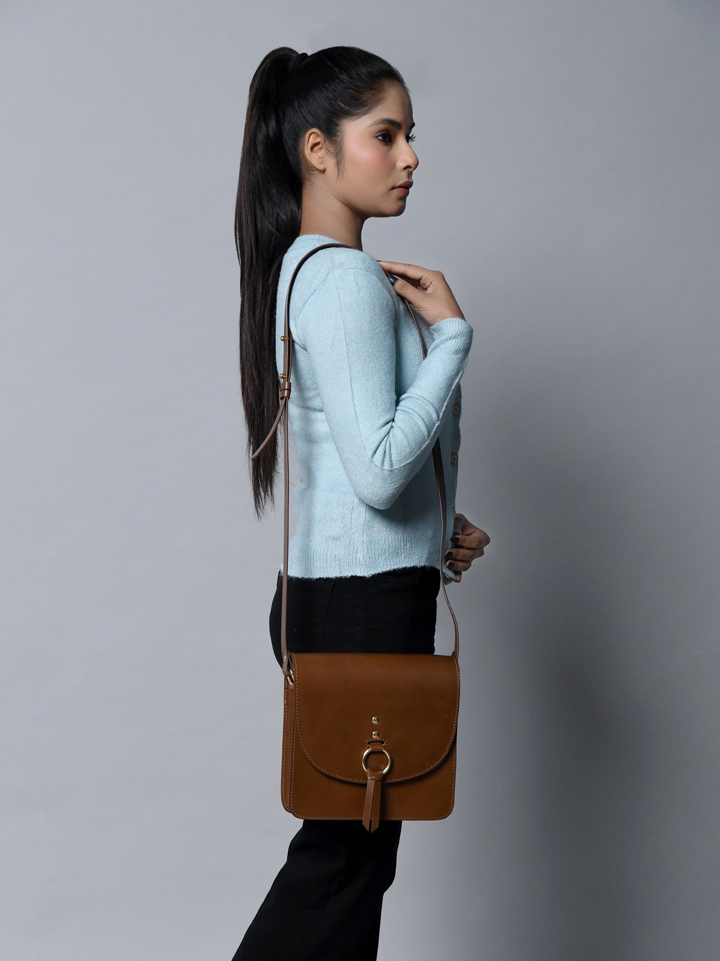 Rich Mocha Elegance Crossbody - The Tool Store