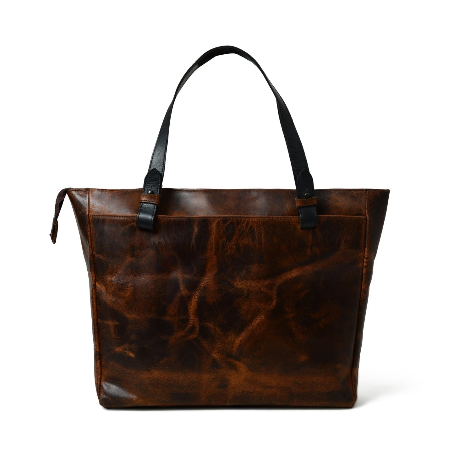 Portland Leather Tote with Zipper - The Tool Store