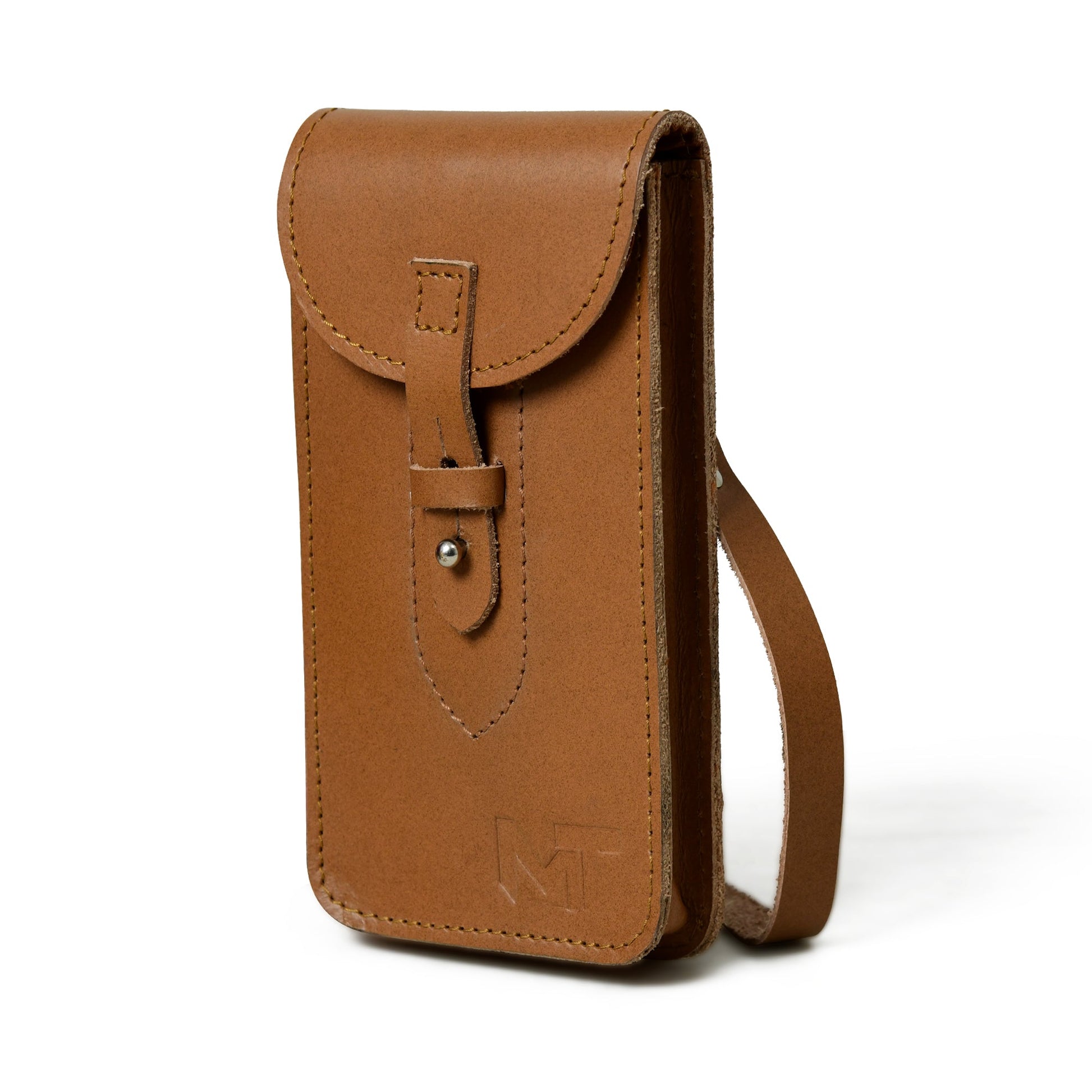 Cocoa Brown Mobile Case With Strap - The Tool Store