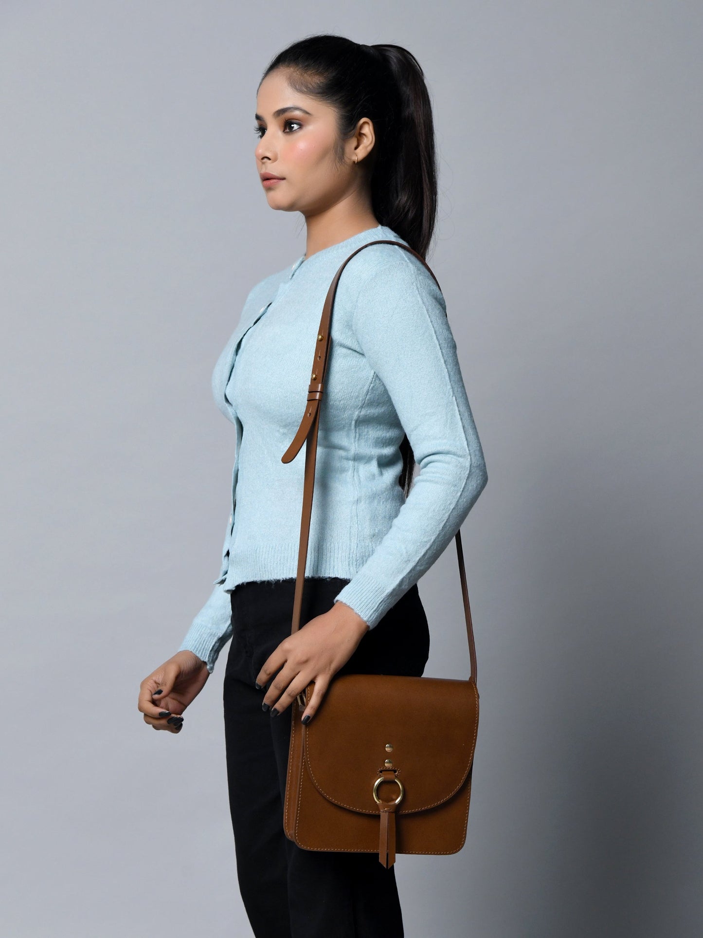 Rich Mocha Elegance Crossbody - The Tool Store