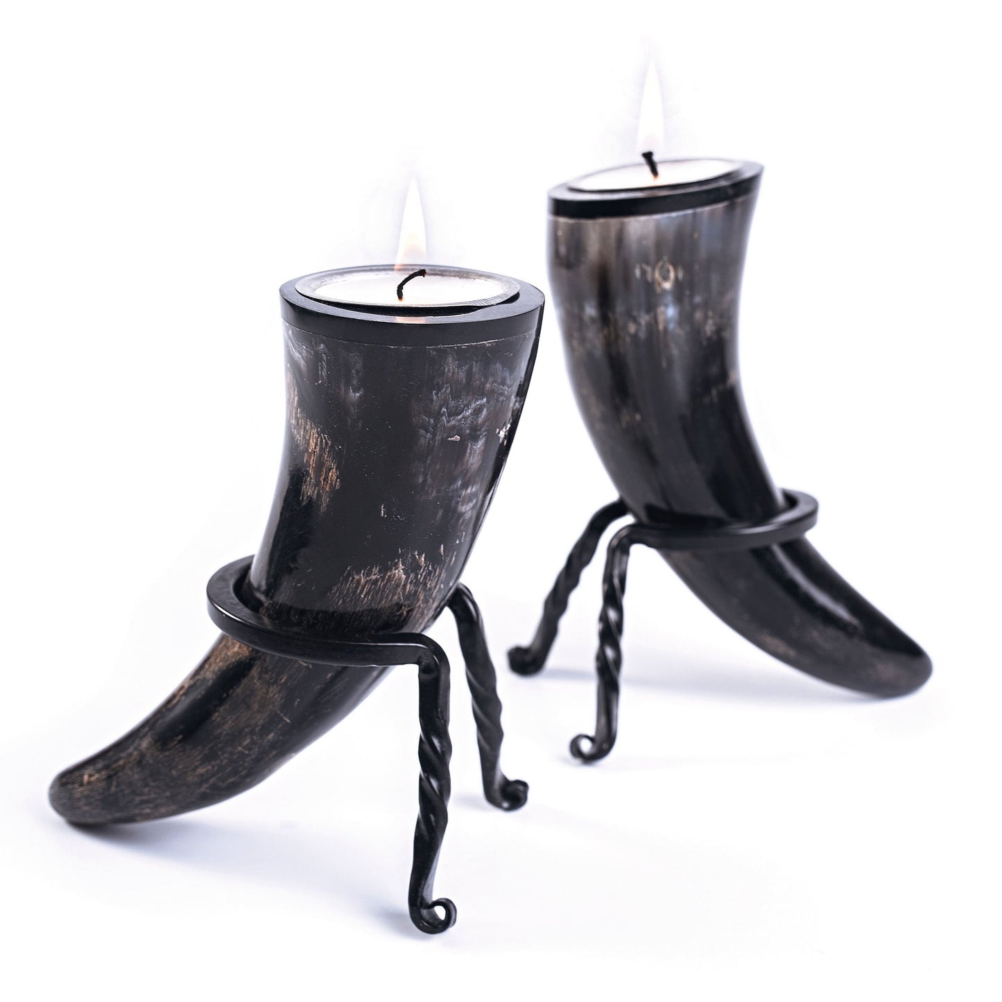 Tealight Candle Horn Set - The Tool Store