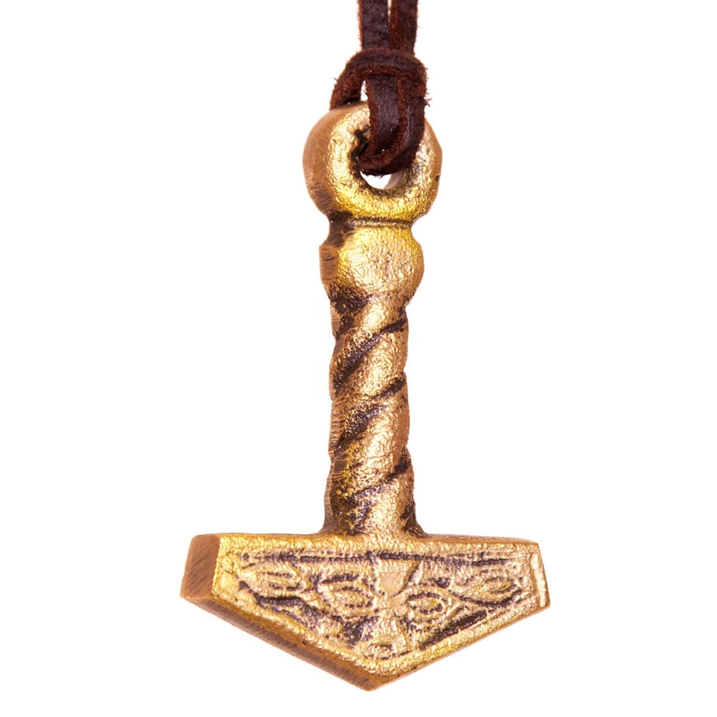 Brass Pendant - Mjolnir - The Tool Store