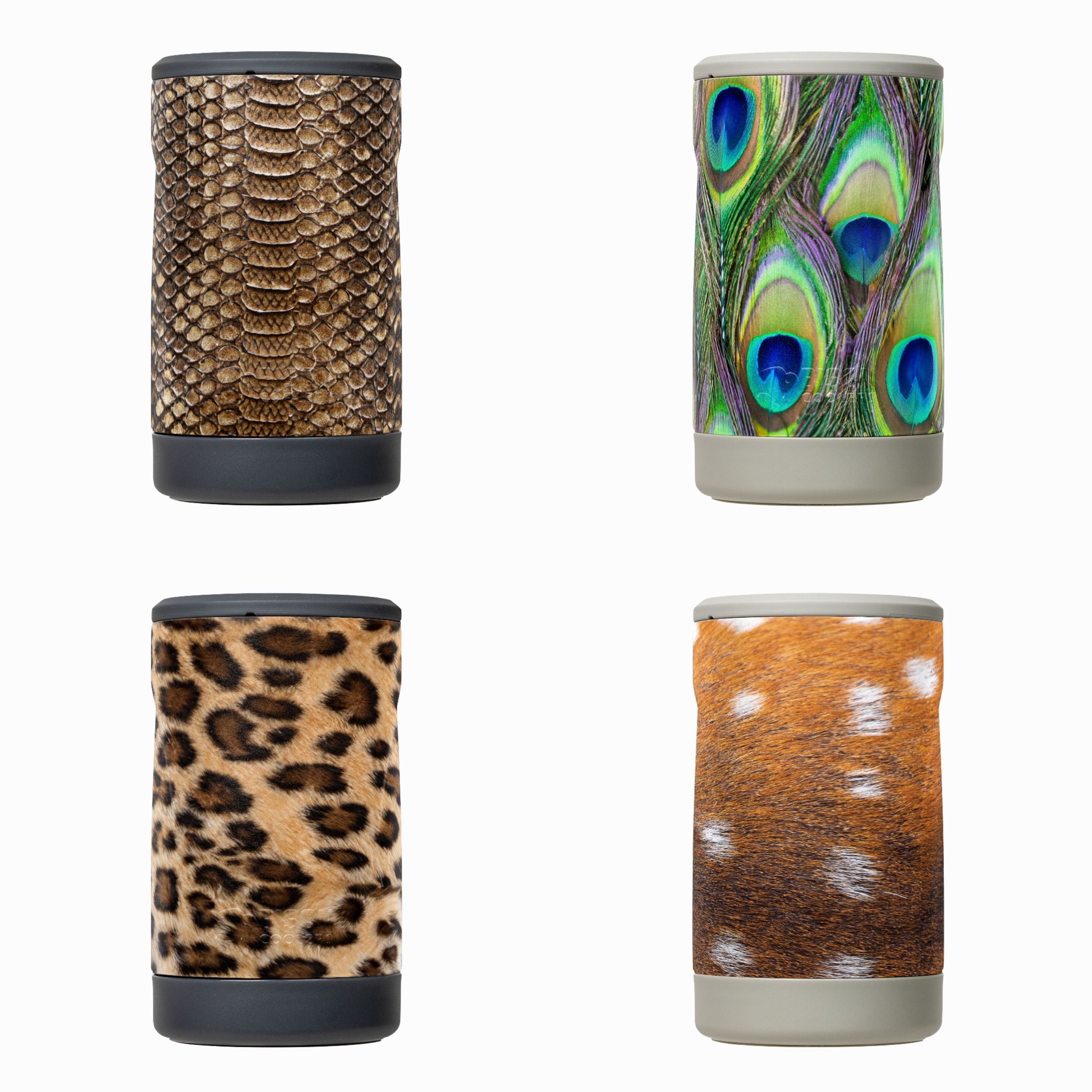 Bison BEVI Can Cooler Animal Print | The Tool Store