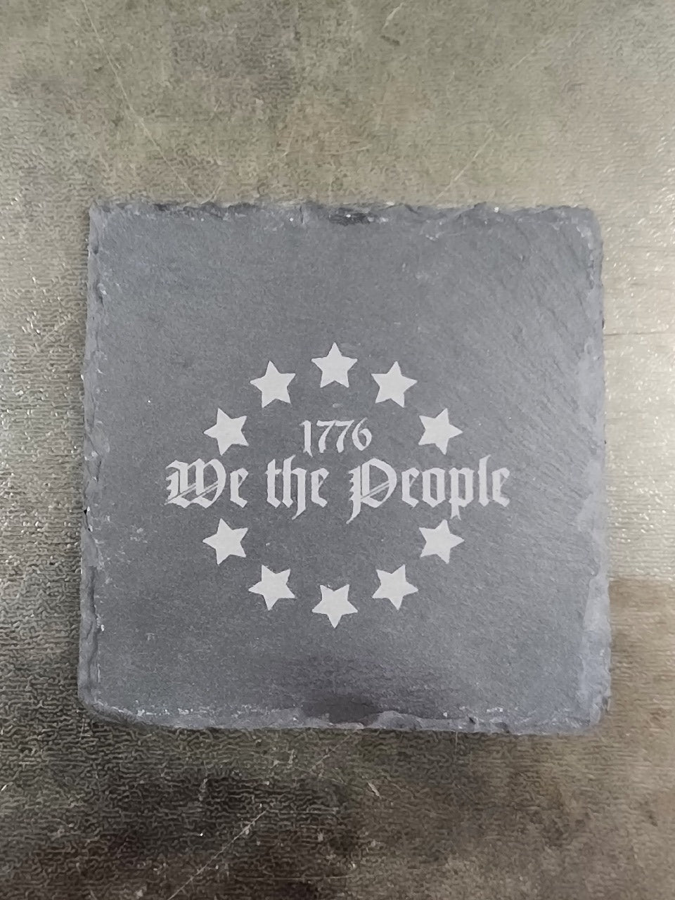 2nd Amendment Slate/Rock Coasters