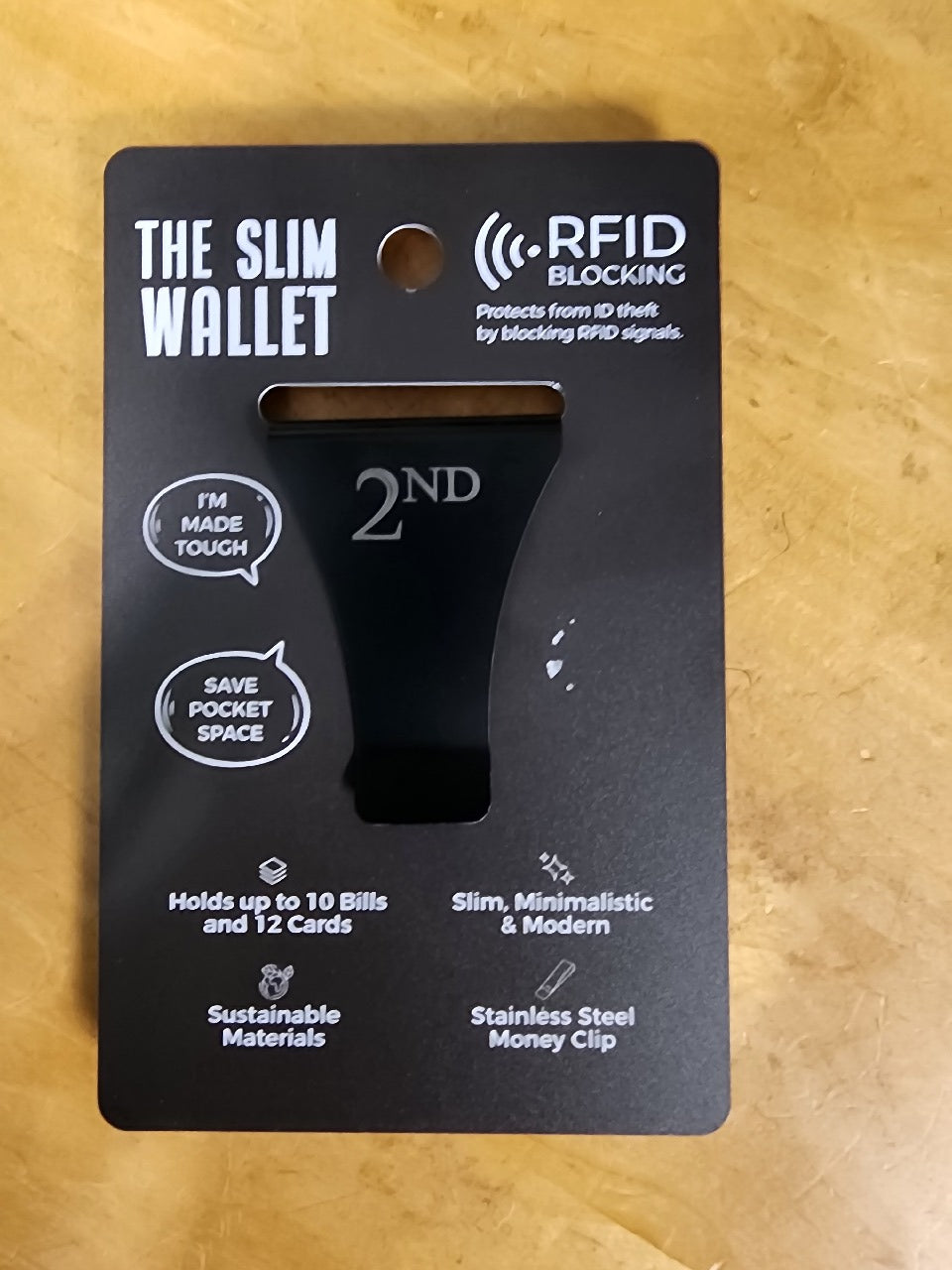 FAFO 2ND Amendment RFID Minimalist Slim Wallets