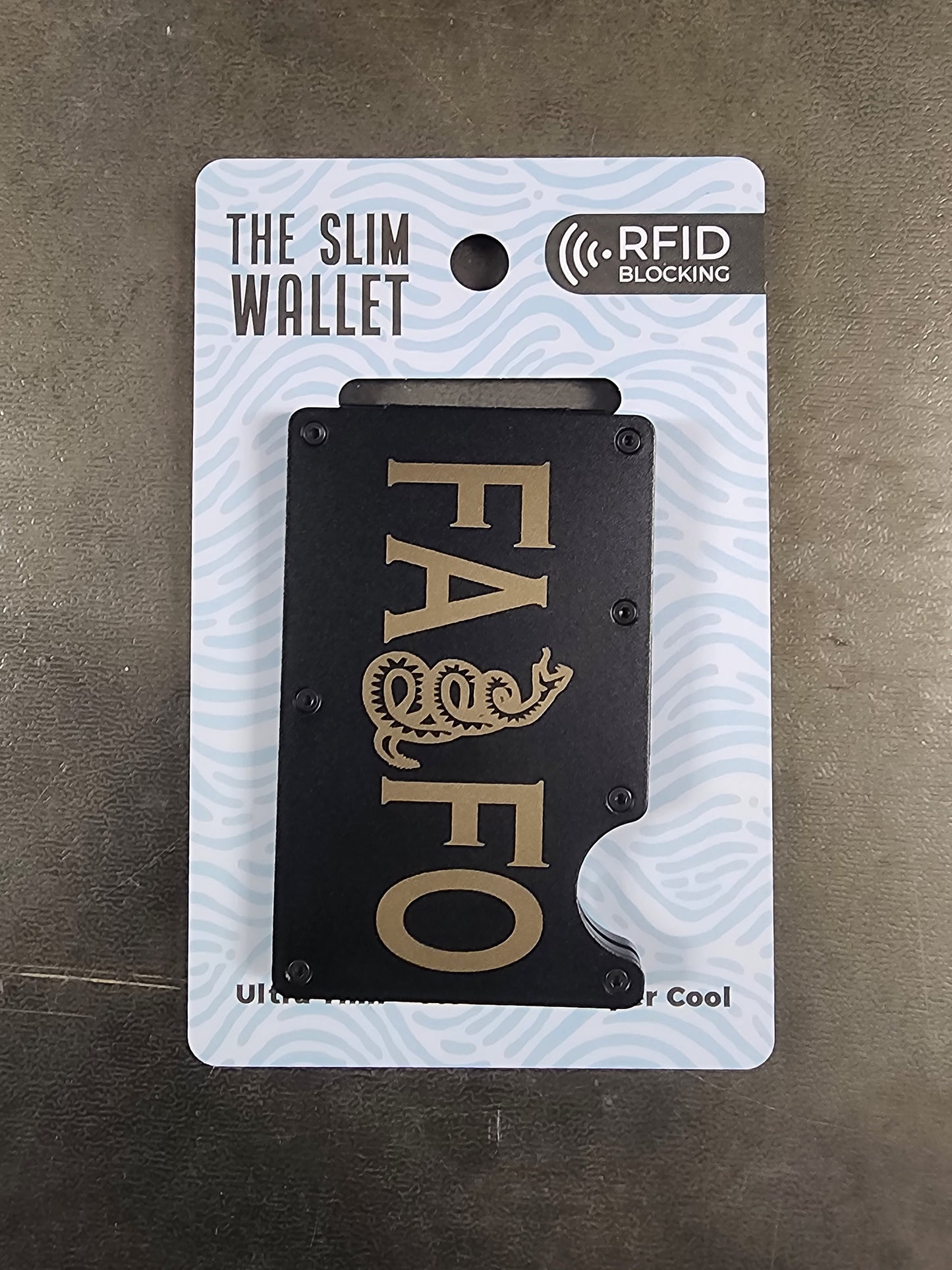 FAFO 2ND Amendment RFID Minimalist Slim Wallets