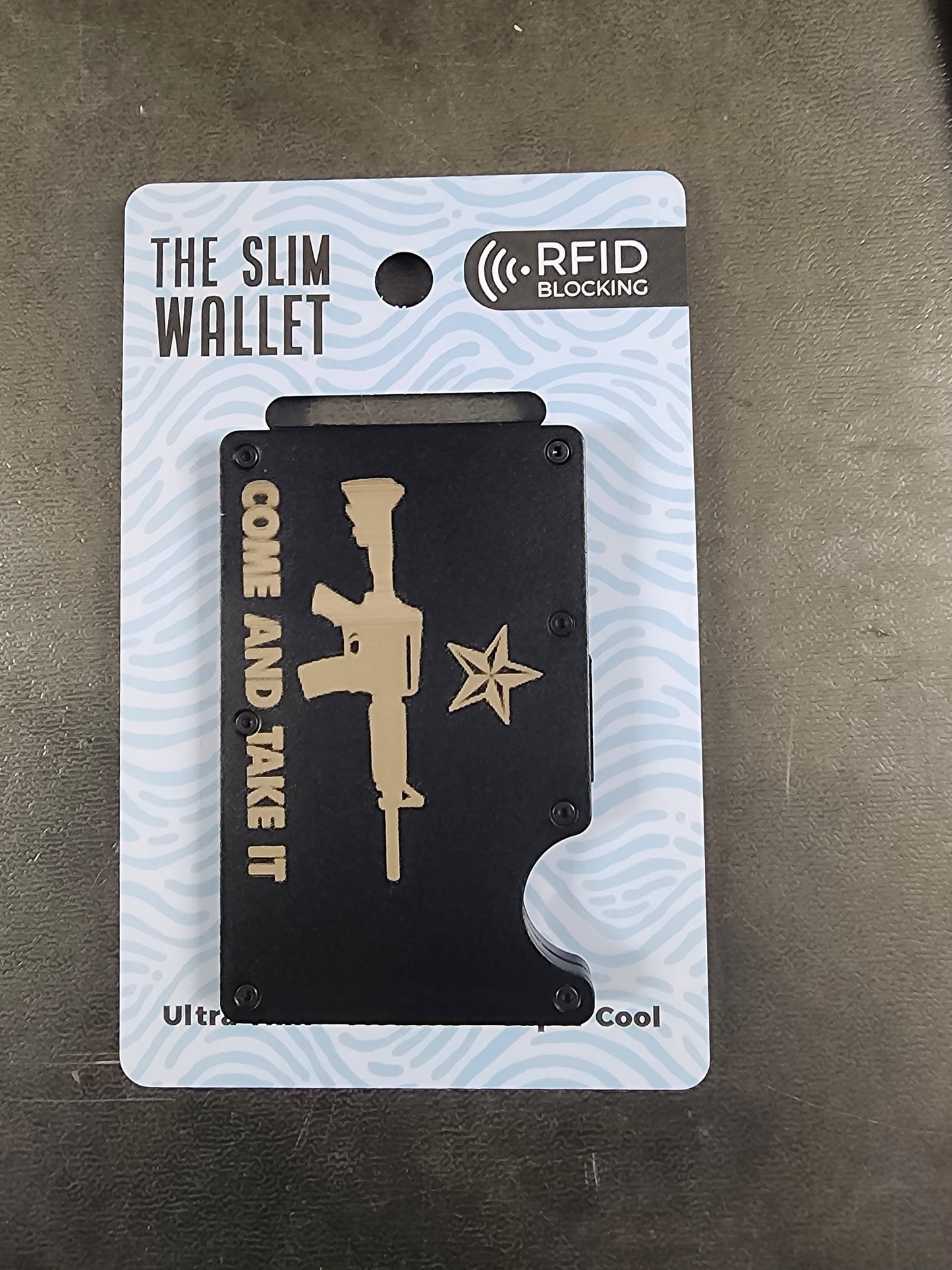 Come And Take It AR 2ND Amendment RFID Minimalist Slim Wallets