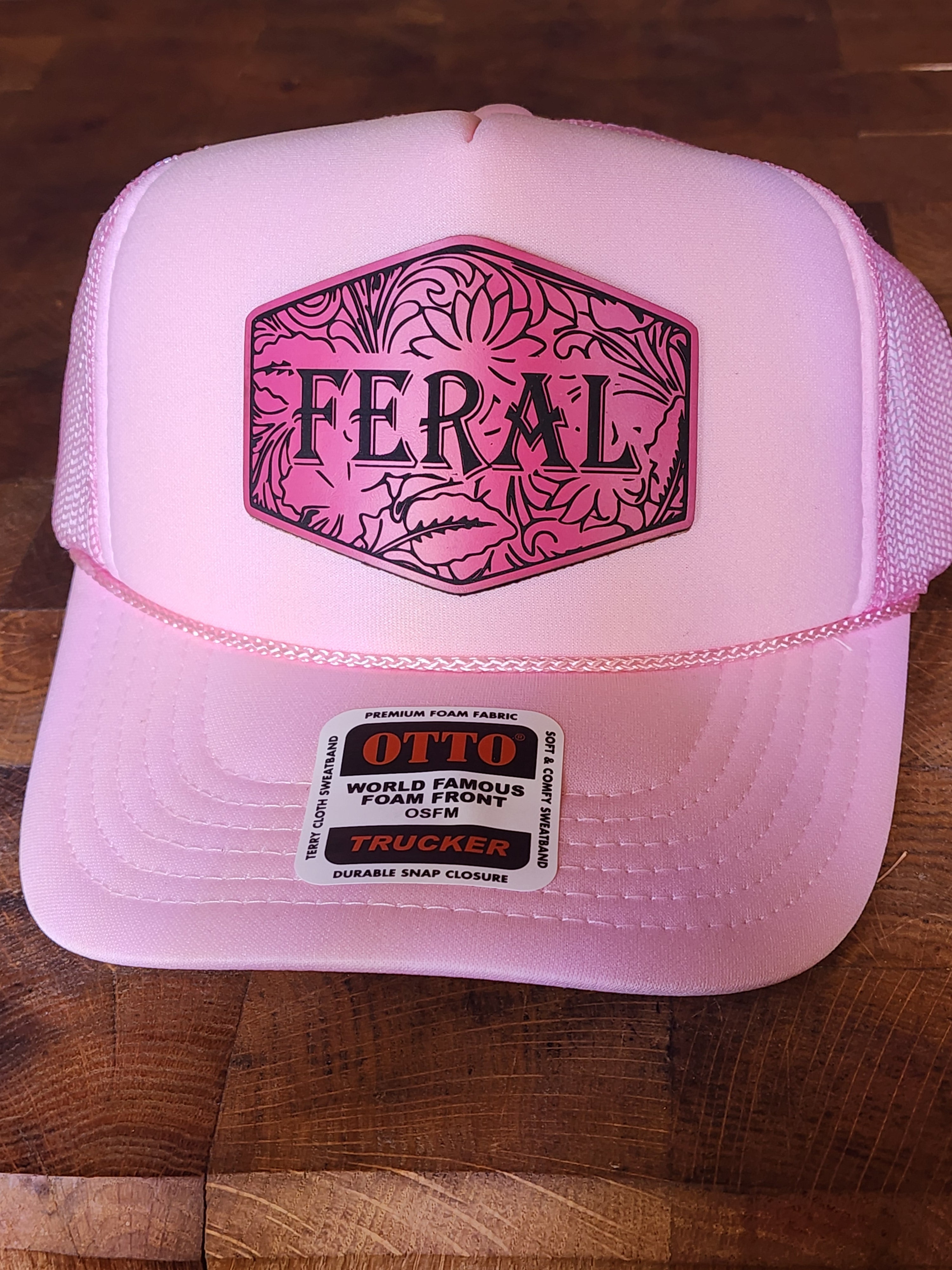 Feral Pink Rope Trucker Hat | The Tool Store