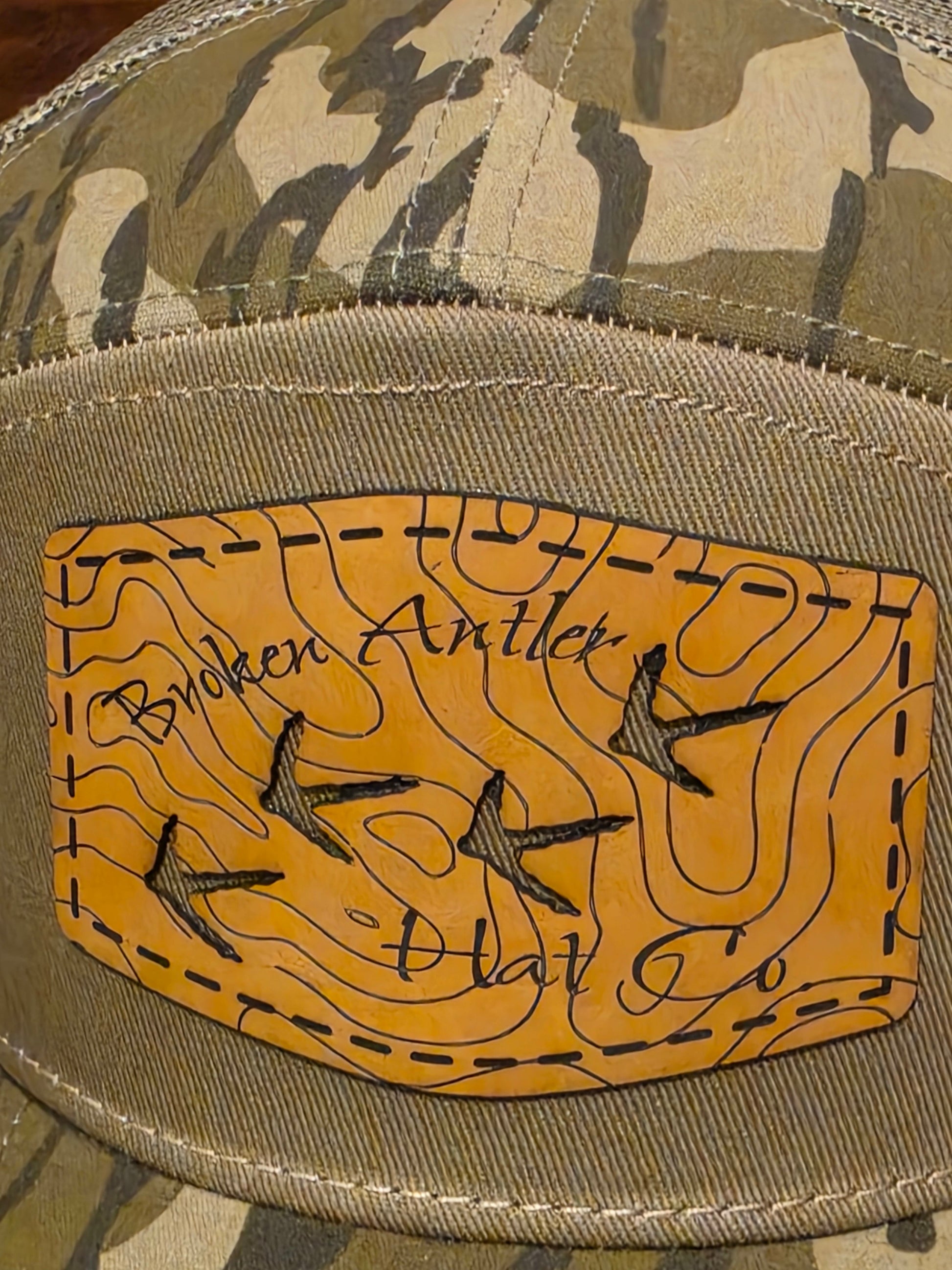 Broken Antler Hat Co- Turkey Tracks Cutout Topo - The Tool Store