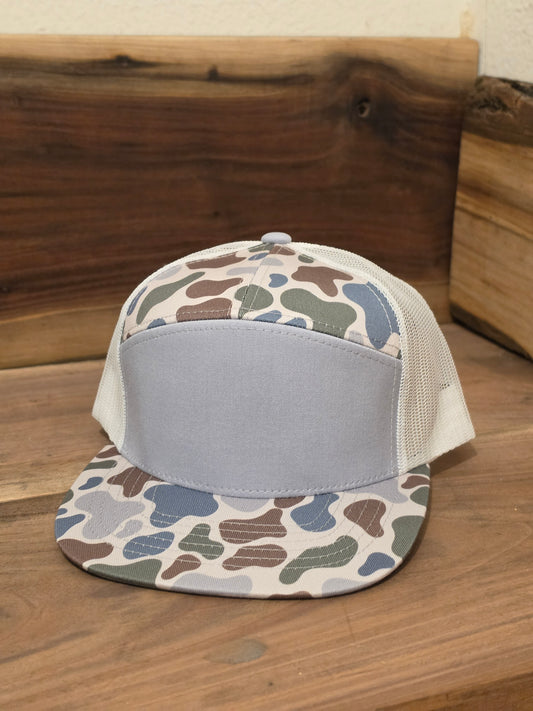 Broken Antler Hat Co - Old School Salt Bay Camo 7 Hat - The Tool Store
