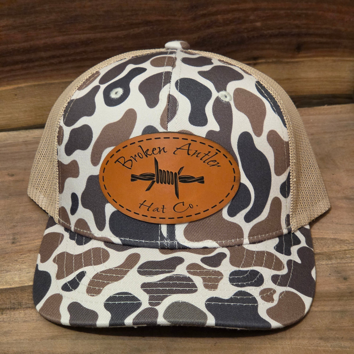 Broken Antler Hat Co- Barbed Wire Hat Bayou Camo
