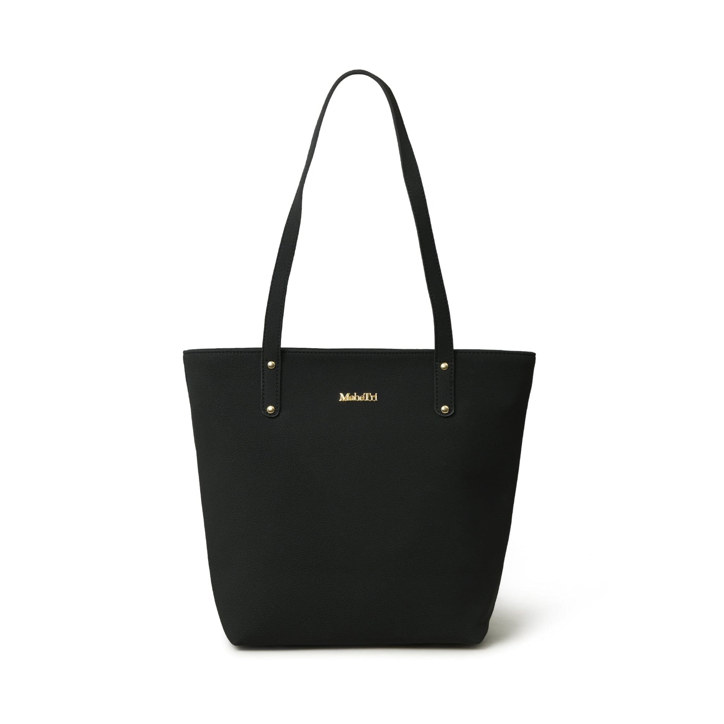 Era Vegan Leather Tote - Midnight Black - The Tool Store