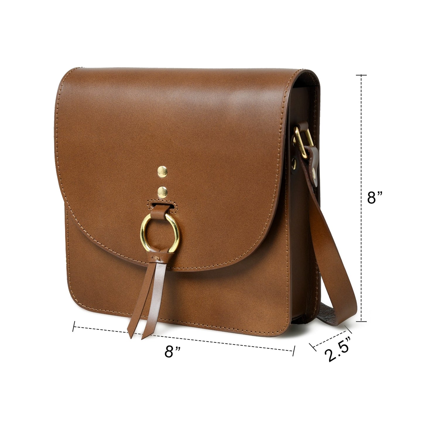 Rich Mocha Elegance Crossbody - The Tool Store