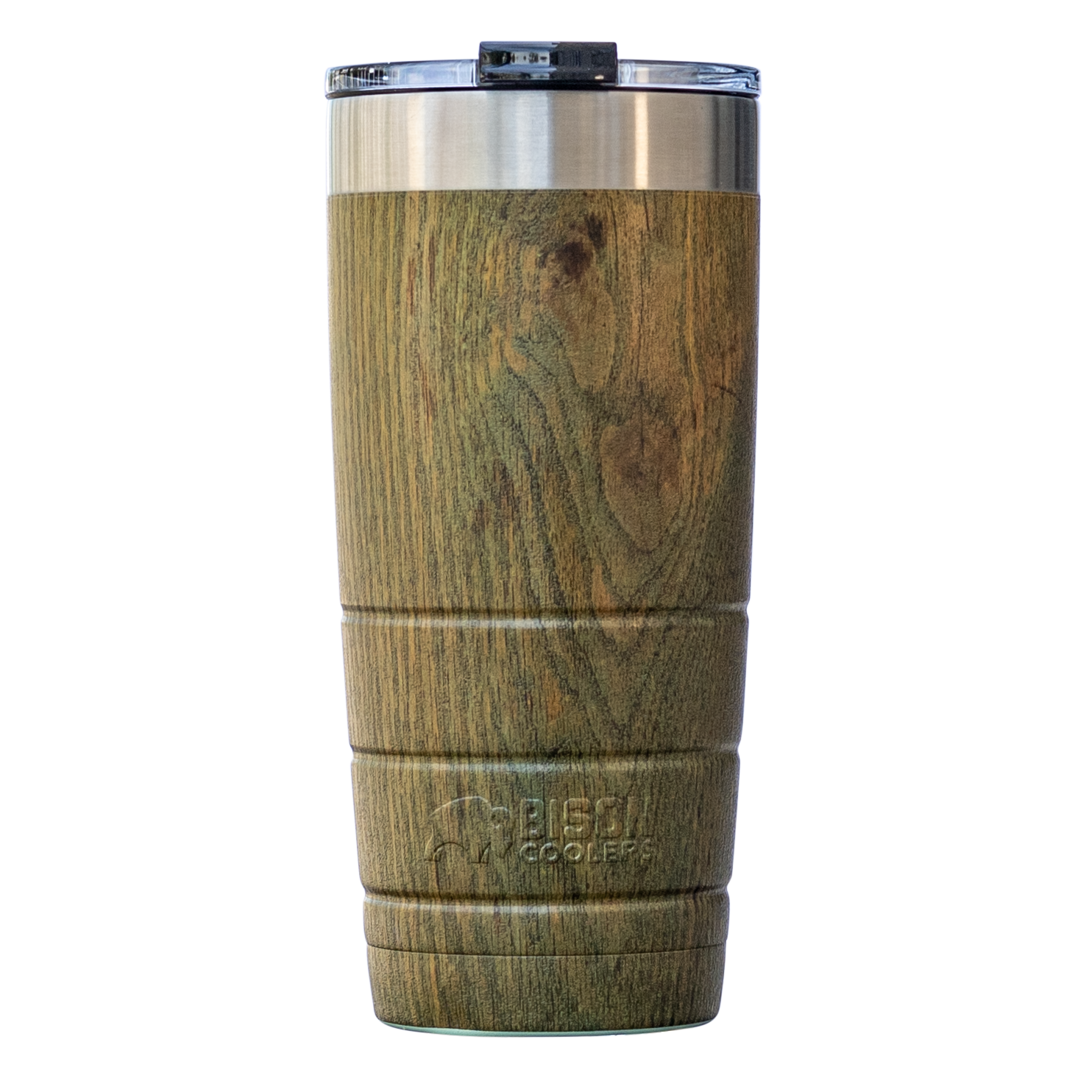 Bison 22oz Tumbler Wood Grain Ole Hickory, Redwood, Oak Barrel - The Tool Store