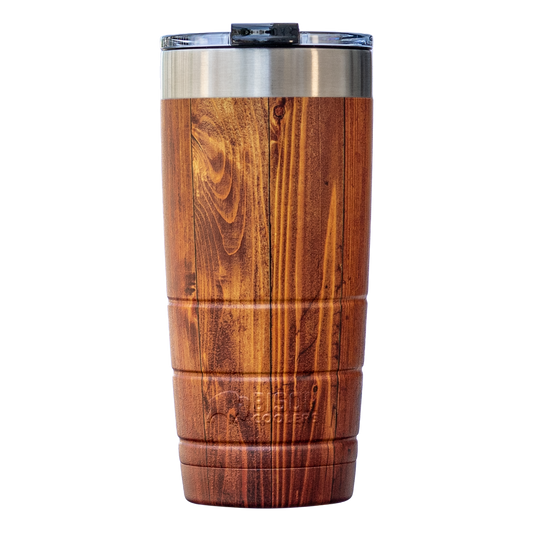 Bison 22oz Tumbler Wood Grain Ole Hickory, Redwood, Oak Barrel - The Tool Store