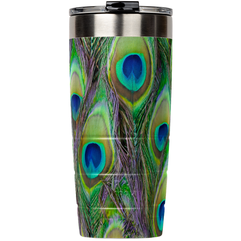 Bison 22oz Tumbler Leopard, Rattlesnake,Peacock, Axis Deer - The Tool Store