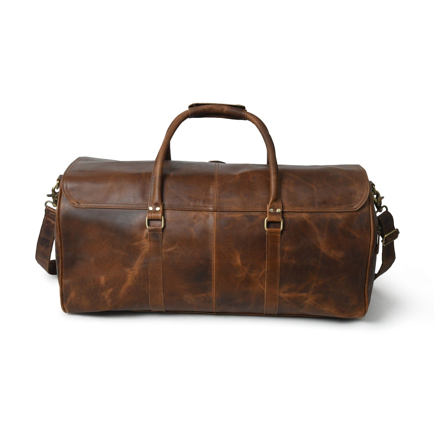 The Bolton Flap Duffel- Brown - The Tool Store
