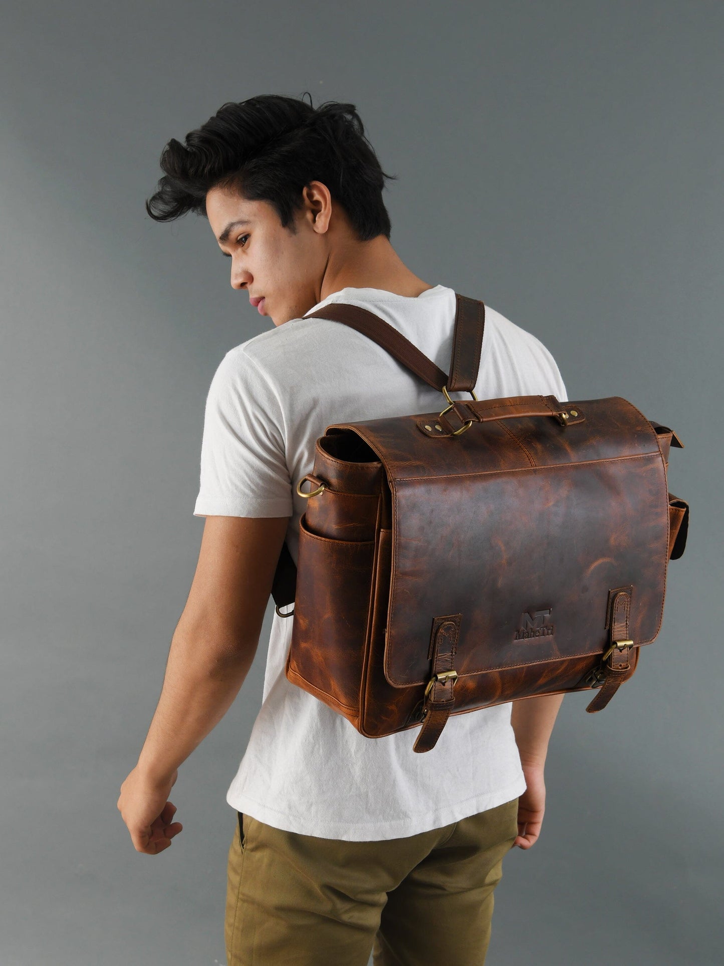 Dakota Rugged Briefcase Messenger - The Tool Store