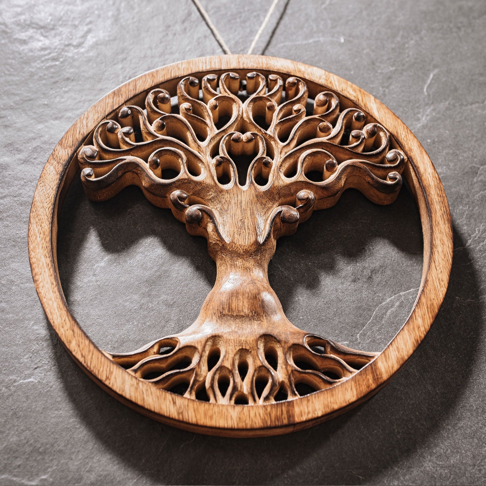 Tree of Life Wooden Wall Hanging - The Tool Store