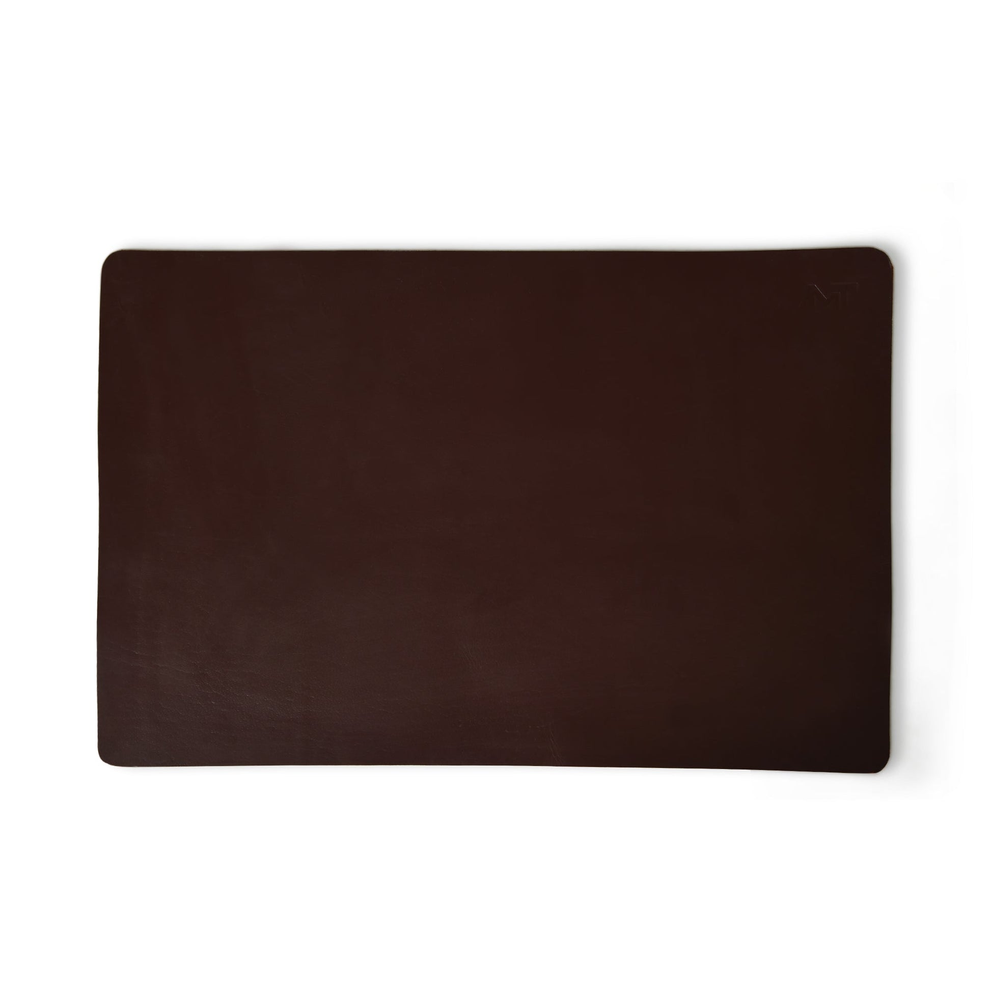 Espresso Elegance Leather Desk Mat + Mouse Pad - The Tool Store