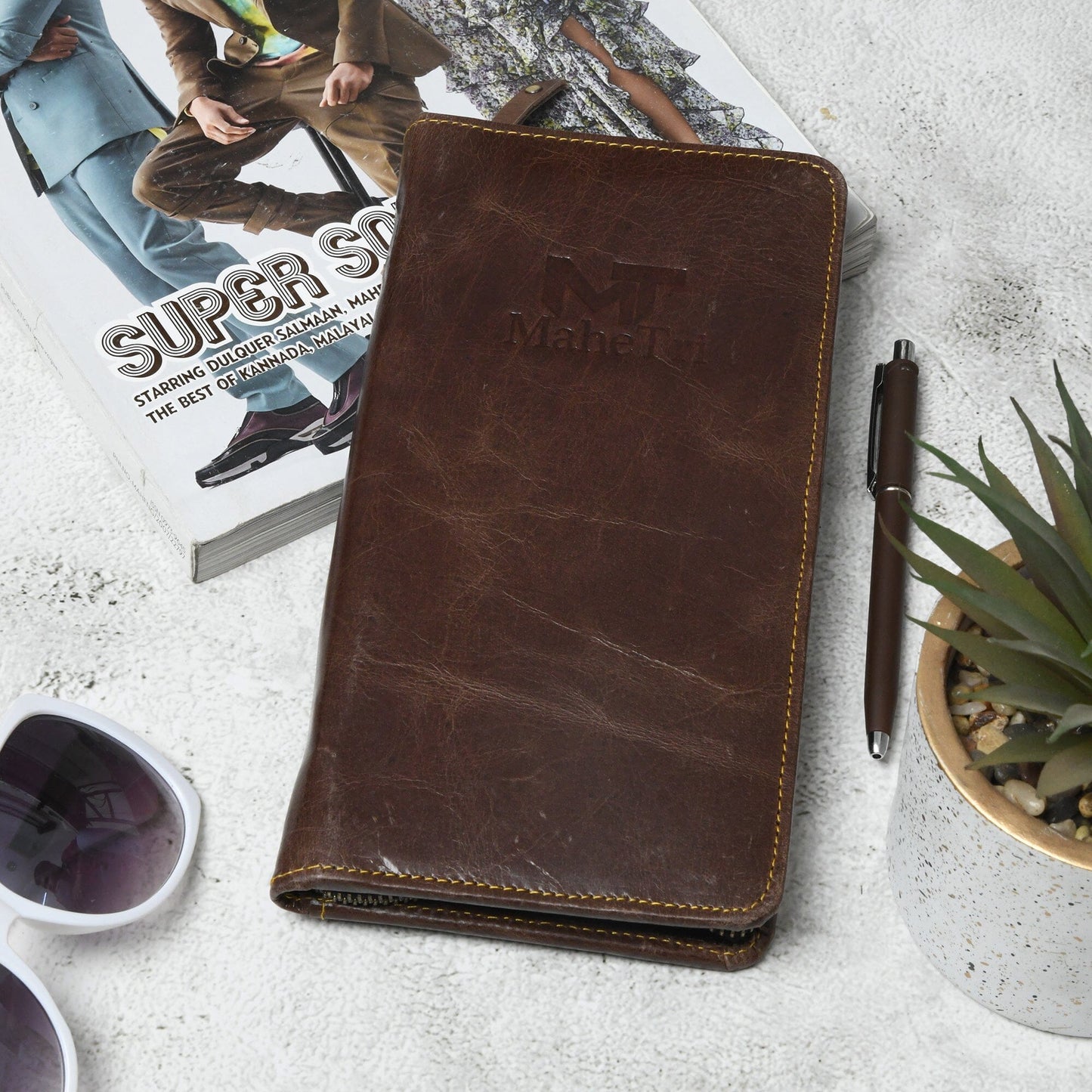 Multi Purpose Leather Passport Holder - The Tool Store