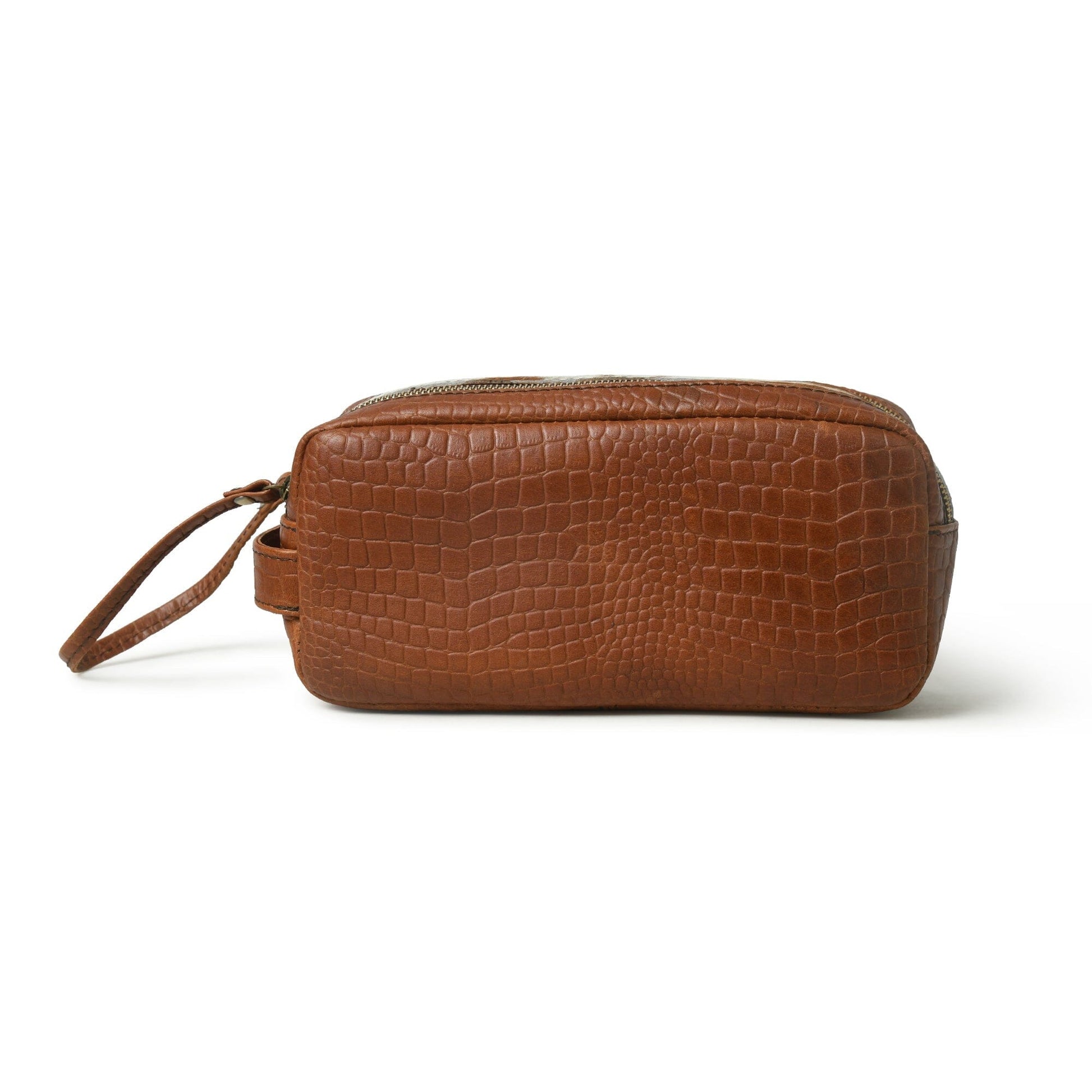 Hairon Croco Leather Toiletry Bag - The Tool Store