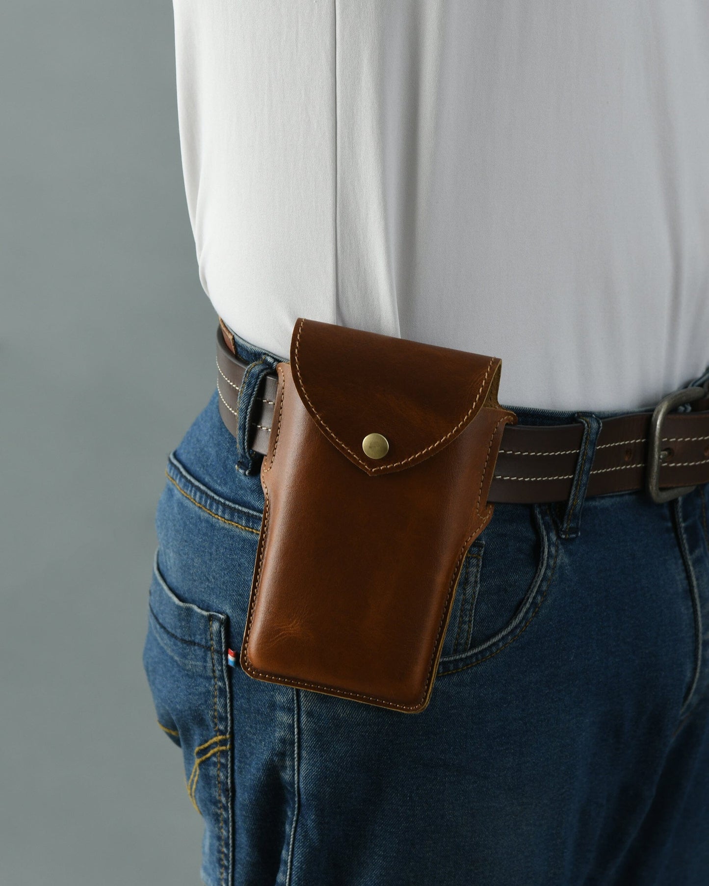 Mobile Holster Case- Tan Brown - The Tool Store