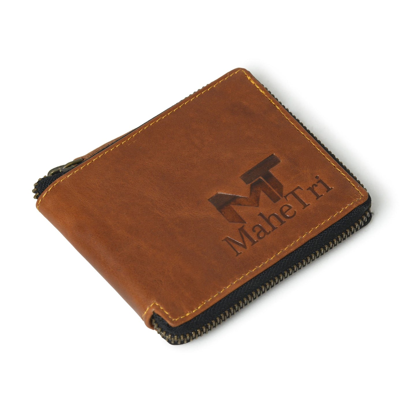 Adams Bi-Fold Wallet- Tan Brown - The Tool Store