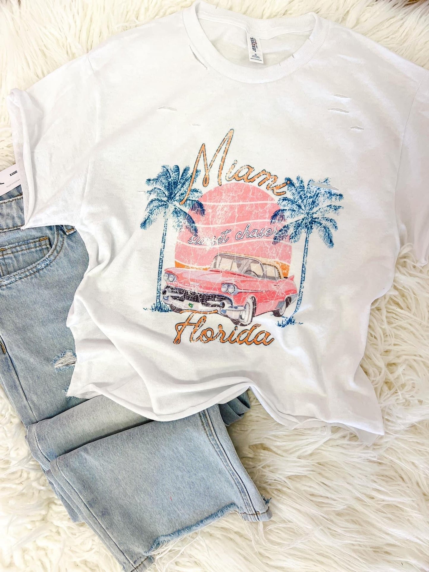 Distressed Beach Tee