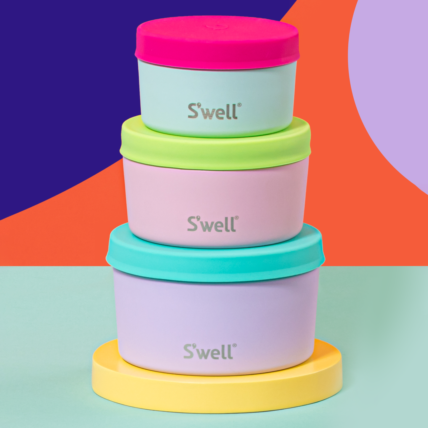 Pastel Paradise Food Canister Set